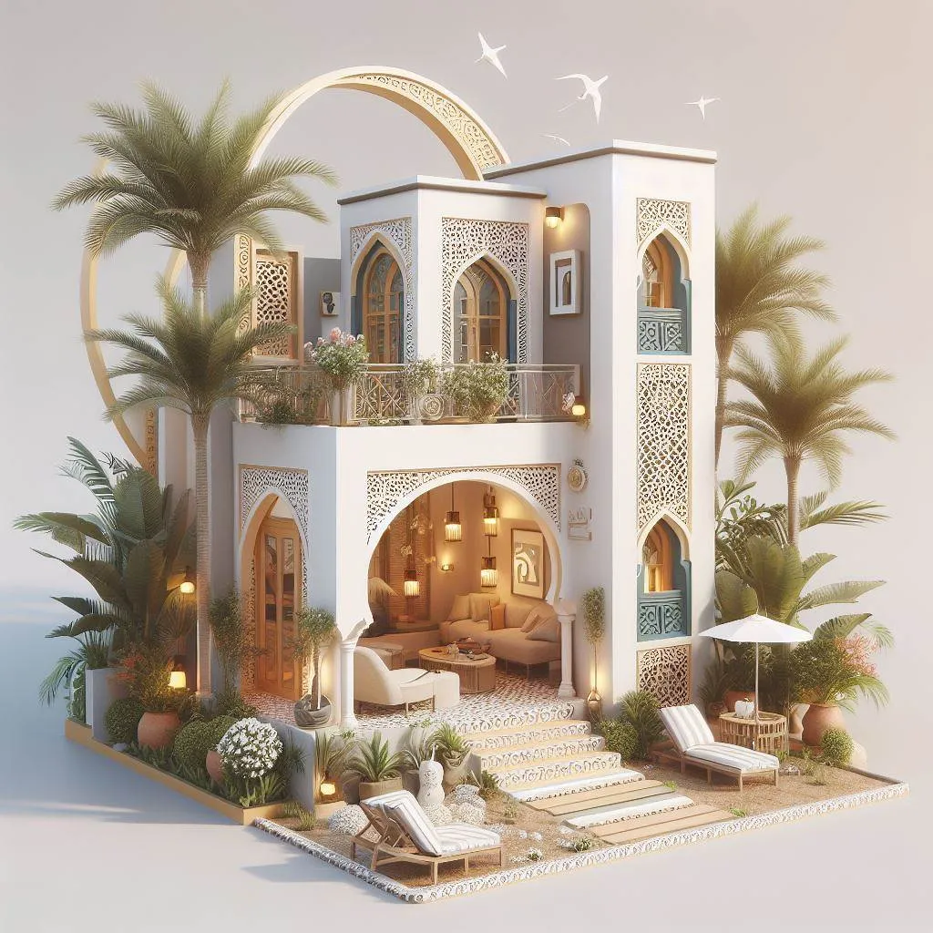 ديكور منازل تونسية من الخارج